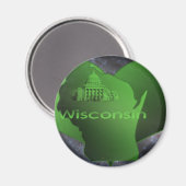 Aimant Accueil Wisconsin (Recto/Verso)