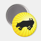 Aimant Accuser Black Bull de Wall Street (Recto/Verso)