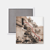 Aimant Acheter L'Humour Du Marché Stock Dip (Recto/Verso)