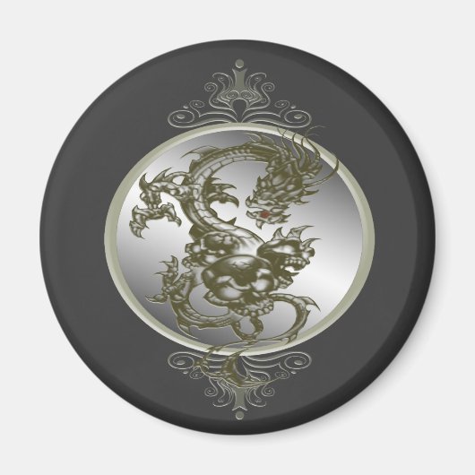 Aimant Acier Dragon (Devant)