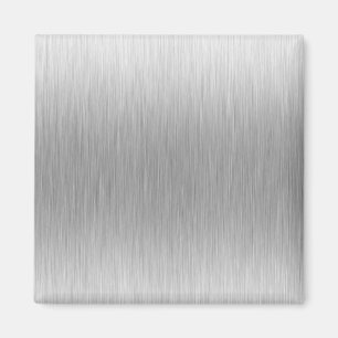 Aimant Acier inoxydable d'aluminium brossé Texté