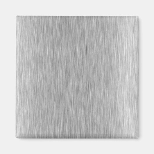 Aimant Acier inoxydable texturé (Devant)