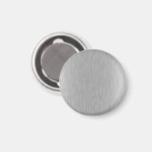 Aimant Acier inoxydable texturé (Recto/Verso)