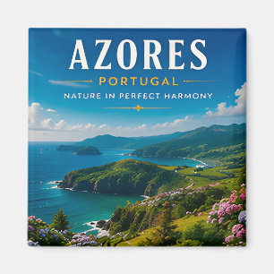 Aimant 🌿 Açores Portugal Paradis Insulaire 🌊