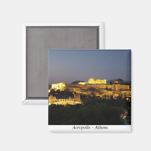 Aimant Acropole - Athènes (Recto/Verso)