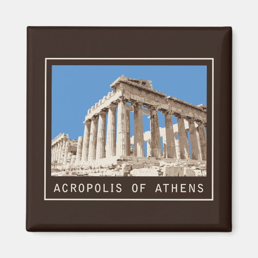 Aimant Acropole d'Athènes (Devant)