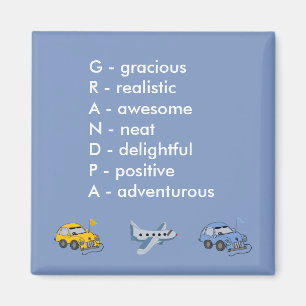 Aimant Acrostiche de Grand-père