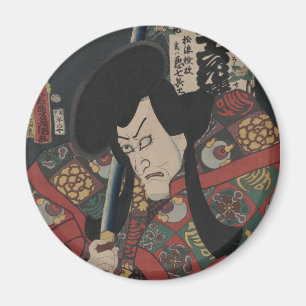 Aimant Acteur samouraï d'Ukiyo-e Kabuki de Japonais par