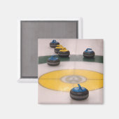Aimant Action de curling (Recto/Verso)