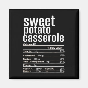 Aimant Action de grâce Noël Patate douce Cerole Nutrition