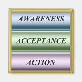 Aimant ActionAcceptationPriseConscience (Devant)