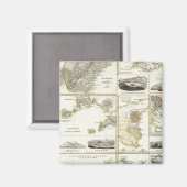 Aimant Activité volcanique de l'Atlantique (Recto/Verso)