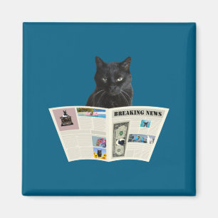 Aimant Actualités en direct du journal Chat noir au journ