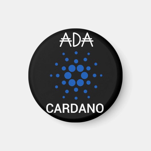 Aimant ADA Cardano Crypto Coin Poster (Devant)