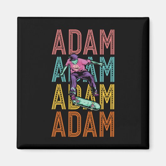 Aimant Adam Custom Skateboarding Hob  (Devant)