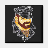 Aimant Adam Likes Leather Hat  (Devant)