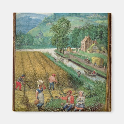 Aimant Add 18855 Septembre : harvesting, ploughing and so (Devant)