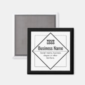 Aimant Add Your Logo Customizable Template (Recto/Verso)