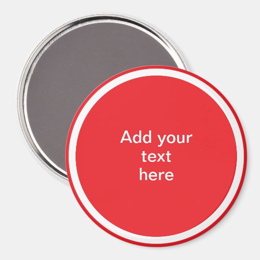 Aimant Add Your Text Here - TEMPLATE (Recto/Verso)