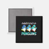 Aimant Addicité Aux Pingouins (Recto/Verso)