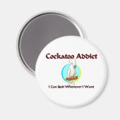 Aimant Addict au Cockatoo (Recto/Verso)
