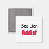 Aimant Addict de lion de mer (Recto/Verso)