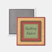 Aimant Addict Quilt Patchwork (Recto/Verso)