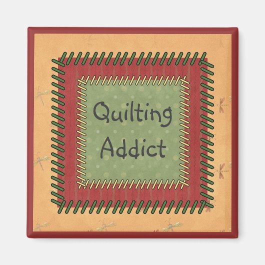 Aimant Addict Quilt Patchwork (Devant)