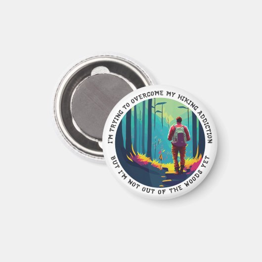 Aimant Addiction randonnée (Recto/Verso)