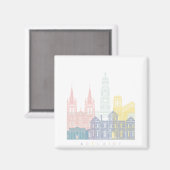 AIMANT ADELAIDE SKYLINE POSTER PASTEL (Recto/Verso)
