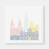 AIMANT ADELAIDE SKYLINE POSTER PASTEL (Devant)