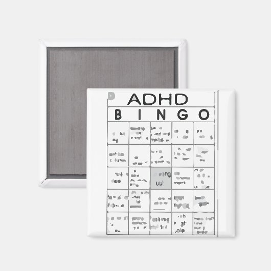 AIMANT ADHD FUNNY (Recto/Verso)