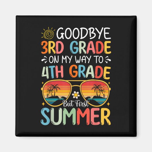Aimant Adieu 3e année En route vers 4e année, mais en pre (Devant)
