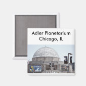 Aimant Adler Planetarium - Chicago, IL (Recto/Verso)