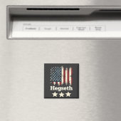 Aimant Administration Hegseth Trump Drapeau américain (In Situ (Lave-vaisselle))