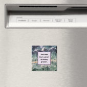 Aimant Admirez la beauté de la nature Fluorite Photo Gems (In Situ (Lave-vaisselle))