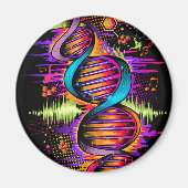 Aimant ADN de musique (Devant)