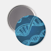 Aimant ADN double hélix (Recto/Verso)