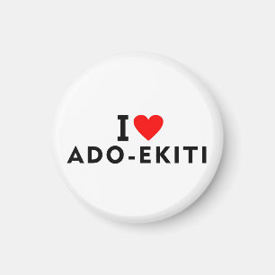 Aimant Ado-Ekiti Nigeria ville d'amour cœur comme voyage