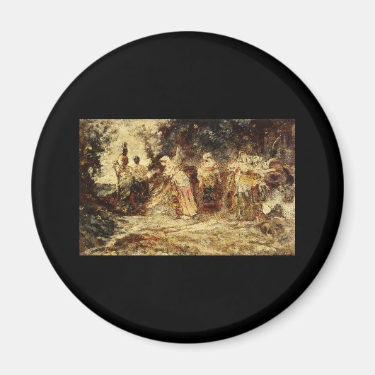 Aimant Adolphe Monticelli Au Puits (Devant)