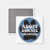 Aimant Adopter le bénévole (Recto/Verso)