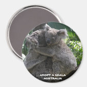 Aimant Adopter un koala Australie ZIZZAGO (Recto/Verso)