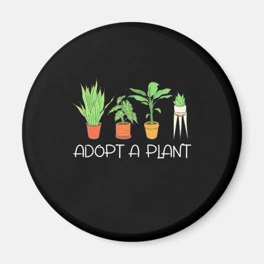 Aimant Adopter Un Plante (Devant)