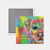 Aimant Adoptez Ne pas Acheter L'Aimant De Sensibilisation (Recto/Verso)