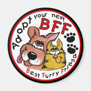 Aimant Adoptez votre prochain BFF