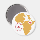 Aimant Adoption africaine (Recto/Verso)