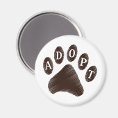 Aimant Adoption animale (Recto/Verso)