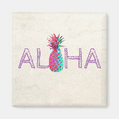 Aimant Adorable Aloha Hawaiian Pineappy (Devant)