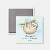 Aimant Adorable Baby shower de fentes Favoriser l'aimant (Recto/Verso)