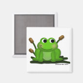Aimant Adorable Carré Froggy (Recto/Verso)